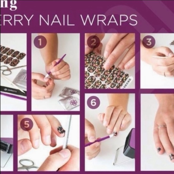 JAMBERRY Partial Sheet Red and Black Buffalo Plaid Nail Wraps - Friday Flannel - Picture 7 of 12